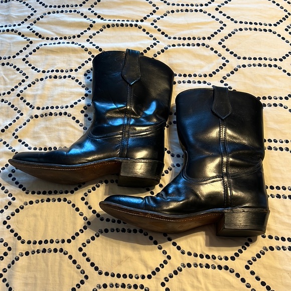 Frye Shoes Vintage Frye Mens Boots Size 2 Black Poshmark